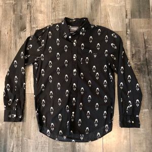 Bonobos "Washed Riviera" Black Long Sleeve - L